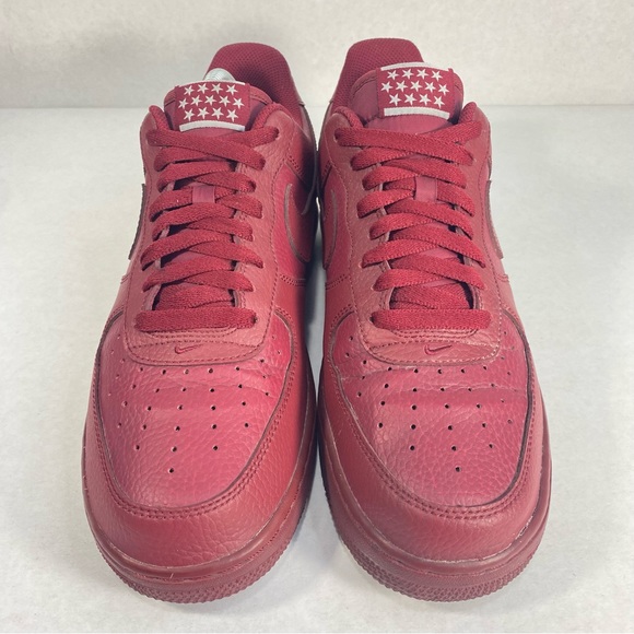 Nike Air Force 1 Low Team Red Sneakers Shoes AA4083-600; Men’s Sz 9 — Excellent! - Picture 8 of 15